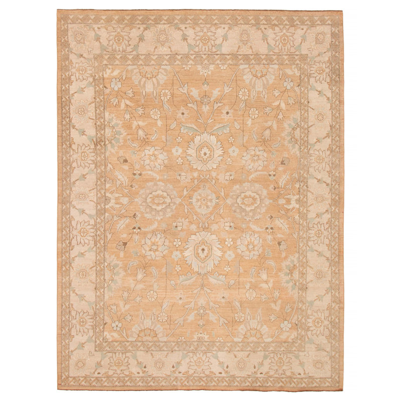 Tapis unique en laine nouvel âge 8 pi 9 po x 11 pi 6 po Aliviah