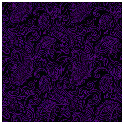 Édredon mauve à motif cachemire