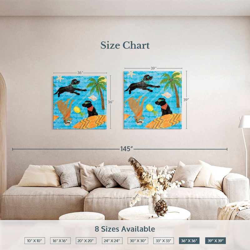 Brampt Good Vibes Pattern I, 39" H x 39" W
