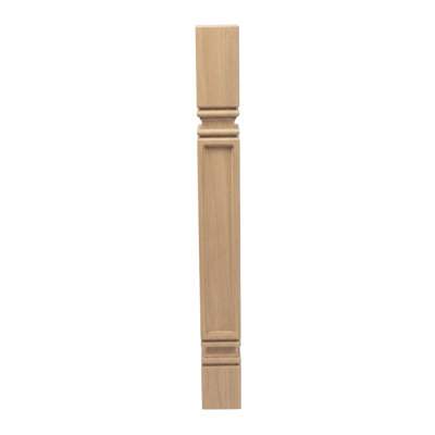 Red Oak Mission Plain Island Legs. 1 Piece