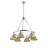 Felda 6 - Light Steel Dimmable Cone Chandelier-99998912-99998919