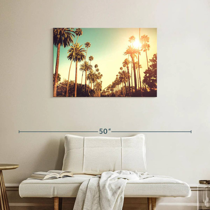 Ravi Sunny Palm Avenue, 24" H x 36" W