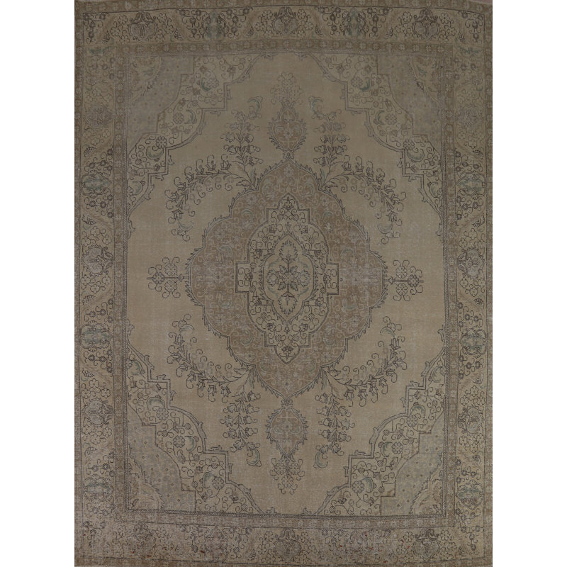 Tapis traditionnel en laine vieillie 10 x 12