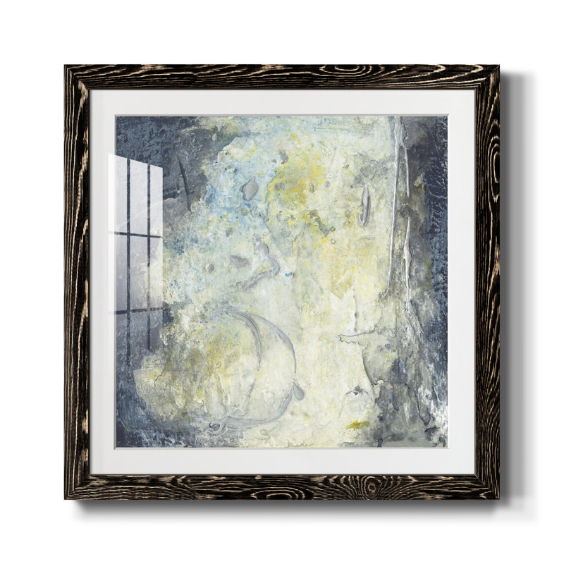 Shadows & Light II - reproduction encadrée de qualité supérieure - prête à être accrochée, Papier encadré noir vieilli, Blanc