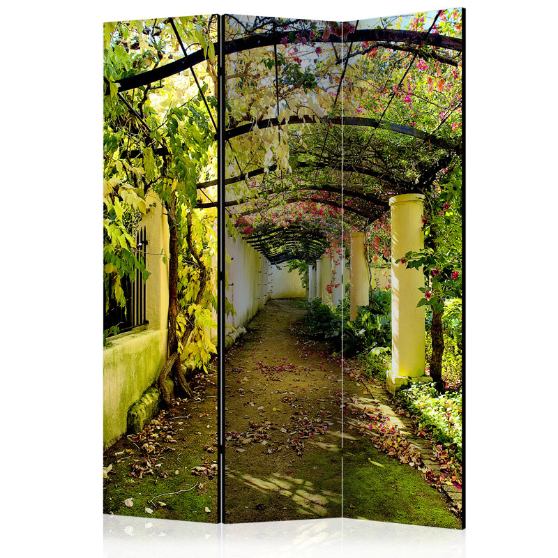 Hammond 172cm H Solid Wood Folding Room Divider, 3