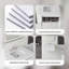 Meuble-lavabo flottant 30 po avec lavabo, porte à fermeture en douceur, comptoir et dosseret en marbre de culture blanc de 0,6 po Carrara, contreplaqué, blanc-116118432-116118445