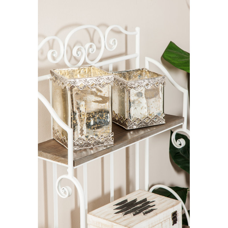8'' H Glass Tabletop Votive Holder