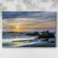 Harris Beach Sunset - Toile tendue avec châssis tendue, prête à accrocher-838774686-838774684