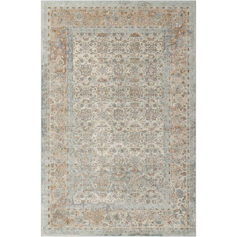Beckner Oriental Area Rug, Rectangle 274 x 366cm