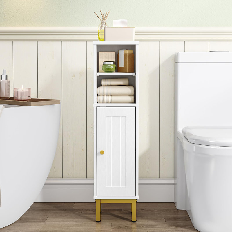 Armoire de rangement pour salle de bain, Blanc