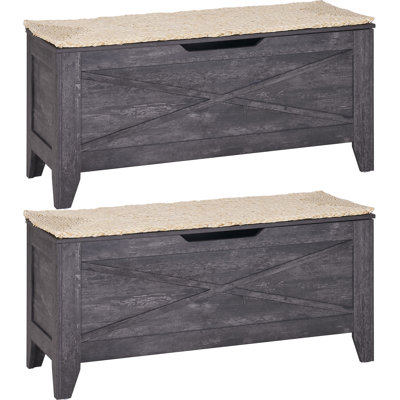 Pania 30" Wide Rectangle Storage Bench