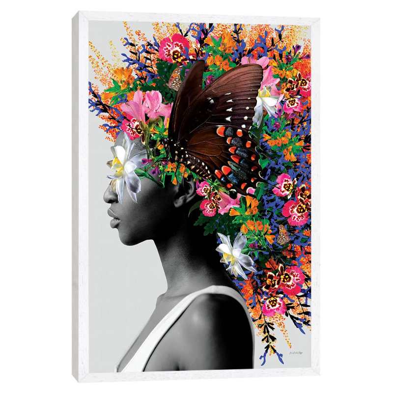Samba De Verao by Ana Paula Hoppe - Print on Canvas, 152.5 cm H x 101.5 cm W, White Framed
