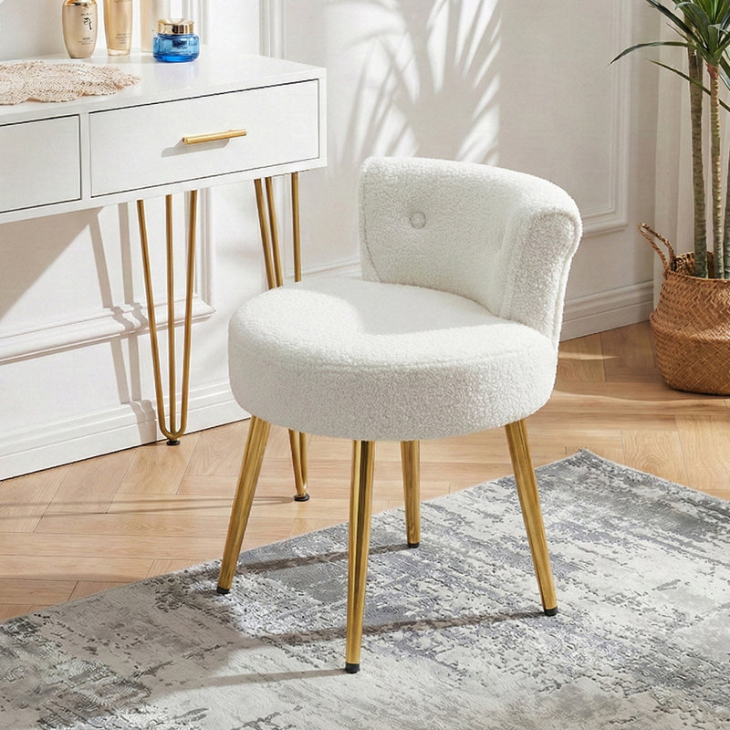 Solid Wood Accent Stool