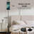 PeeNoke 68.5" Standing Floor Lamp Turquoise Butterfly Fantasy Silver Mist Light Print Dimmable Metal Pole Lamp with Linen Lampshade LED Bulb Included