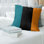 Striped Linen Reversible Throw Pillow