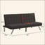 Structure en bois, pieds en acier inoxydable, futon, canapé-1712404417