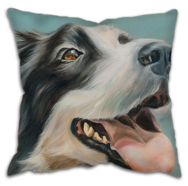 Lynx Square Throw Cushion, 44cm H x 44cm W