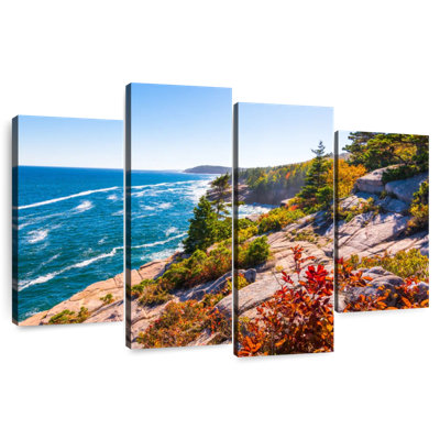 Gillard Maine Coastline Cliff