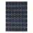 Glam Navy Blue Gold Area Rug-86615377