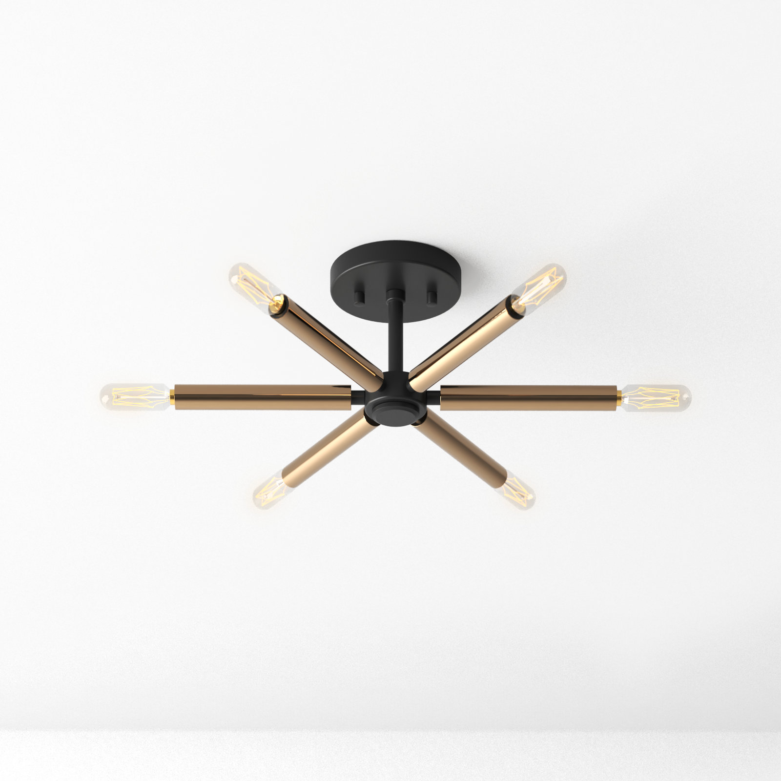 Nashville 6 Light Semi Flush Mount