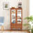 4 Tier Glass Display Cabinet