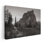 «Boulder Pass Glacier National Park Black and White», reproduction d'art sur toile