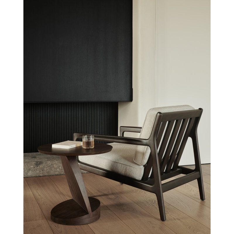 Oblic Solid Wood End Table