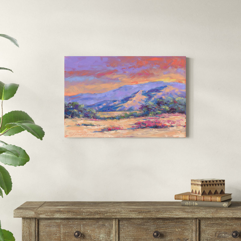 " Desert Dessert " Painting Print, 20" H x 30" W x 1.25" D