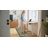 Anti-Fatigue Kitchen Mats Set Of 2, Cushioned Waterproof Non-Slip, Butterfly Insect Green Kitchen Rugs