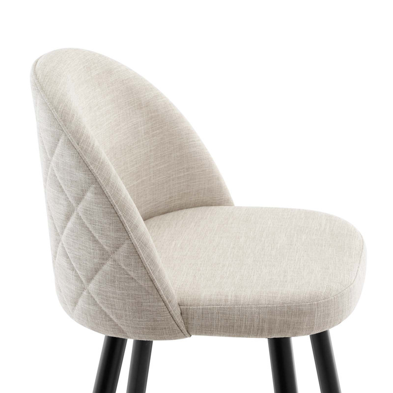 Tabourets de bar Cordial - ensemble de 2, Mélange de polyester beige, Bar Stool (29" Seat Height)