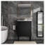 Meuble-lavabo de 24 po avec lavabo, structure autoportante pour la stabilité, portes à fermeture douce pour un fonctionnement silencieux, finition en chêne élégant pour une esthétique moderne (lavabo blanc)-1285999904-1285999917