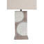 Lampe de table Sand Dollar - 76 cm (30 po) en polypropylène - Finition brune naturelle