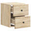 34.5cm W Manufactured Wood Bedside Table-317816573