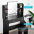 Decorian Makeup Vanity Table Set With 3-colour Dimmable Lighted Mirror-87866009