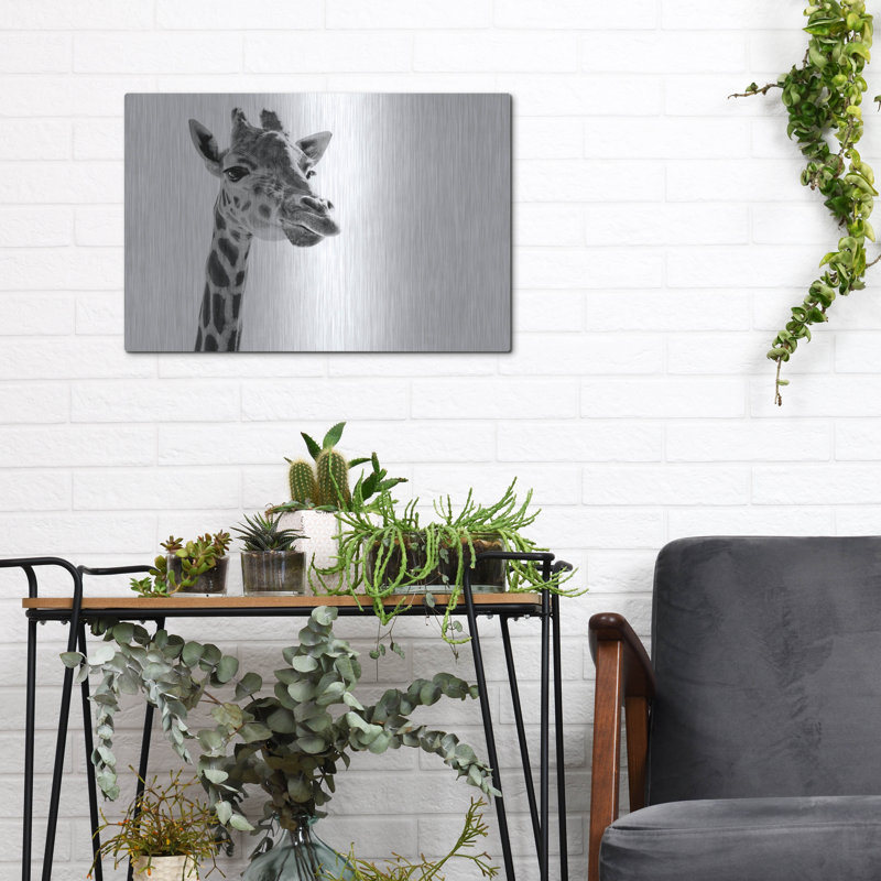 «Giraffe Expressionism» par SD Smart, H 12 po x l 16 po