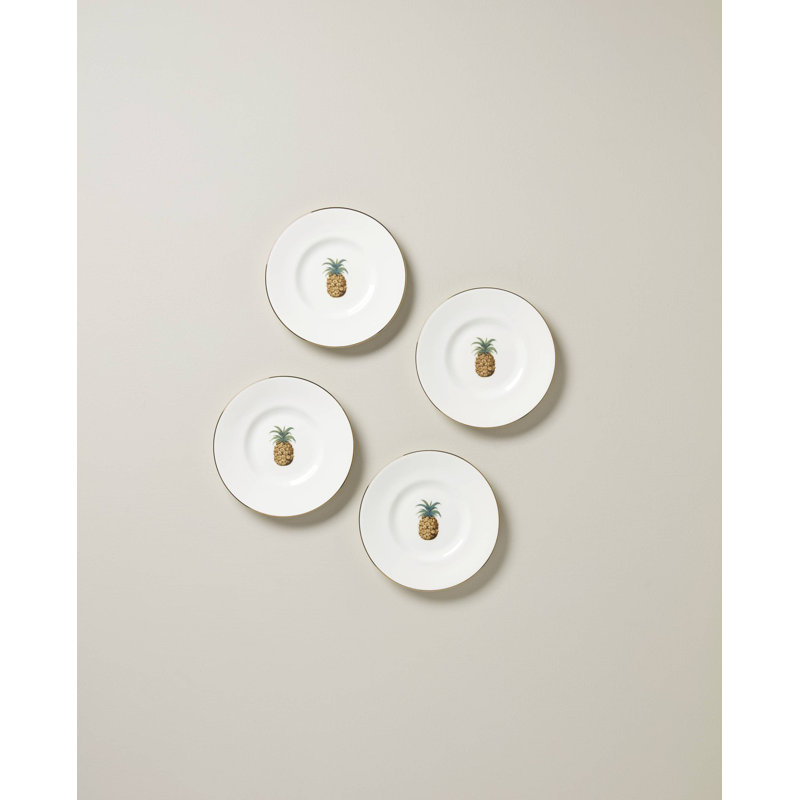 Lenox British Colonial Bamboo Dessert Plates, Set of 4
