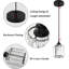 Luminaire suspendu cylindrique 2 lumières Kayle-1722985369