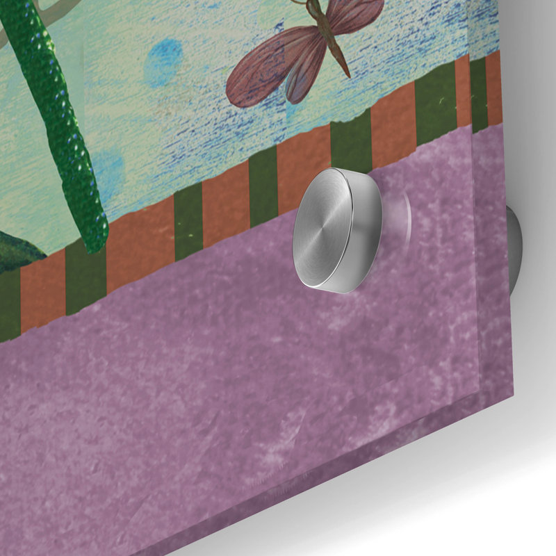  «Bellis Botanica» par Fiona Stokes-Gilbert, art mural en verre acrylique, 36 po x 36 po, H 36 po x l 36 po