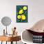 Art mural abstrait, fruits frais et citrons-1826991759