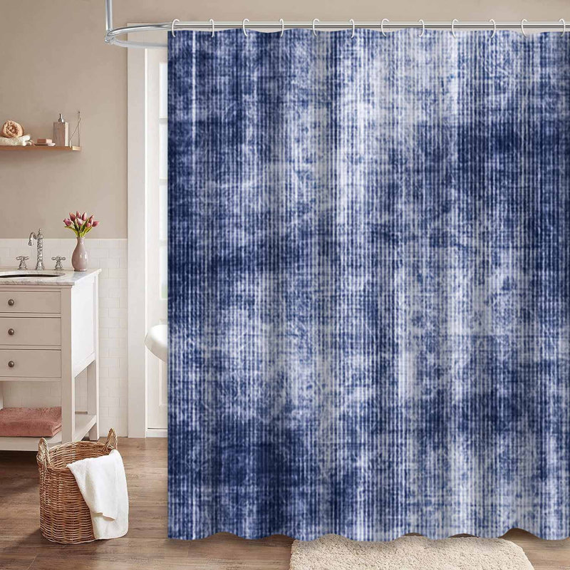 Rideau de douche Indigo, L 72 po x l 84 po