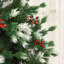 Arbre de Noël vert pin artificiel floqué / givré-34449683