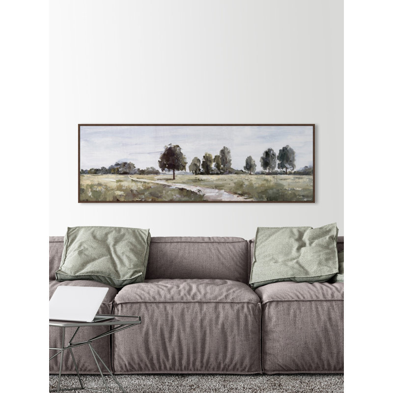 I See My Path by Marmont Hill - Floater Frame Painting on Canvas, 51cm H x 152cm W x 3.81cm D