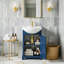 Single Bathroom Vanity with Ceramic Top-1357323878