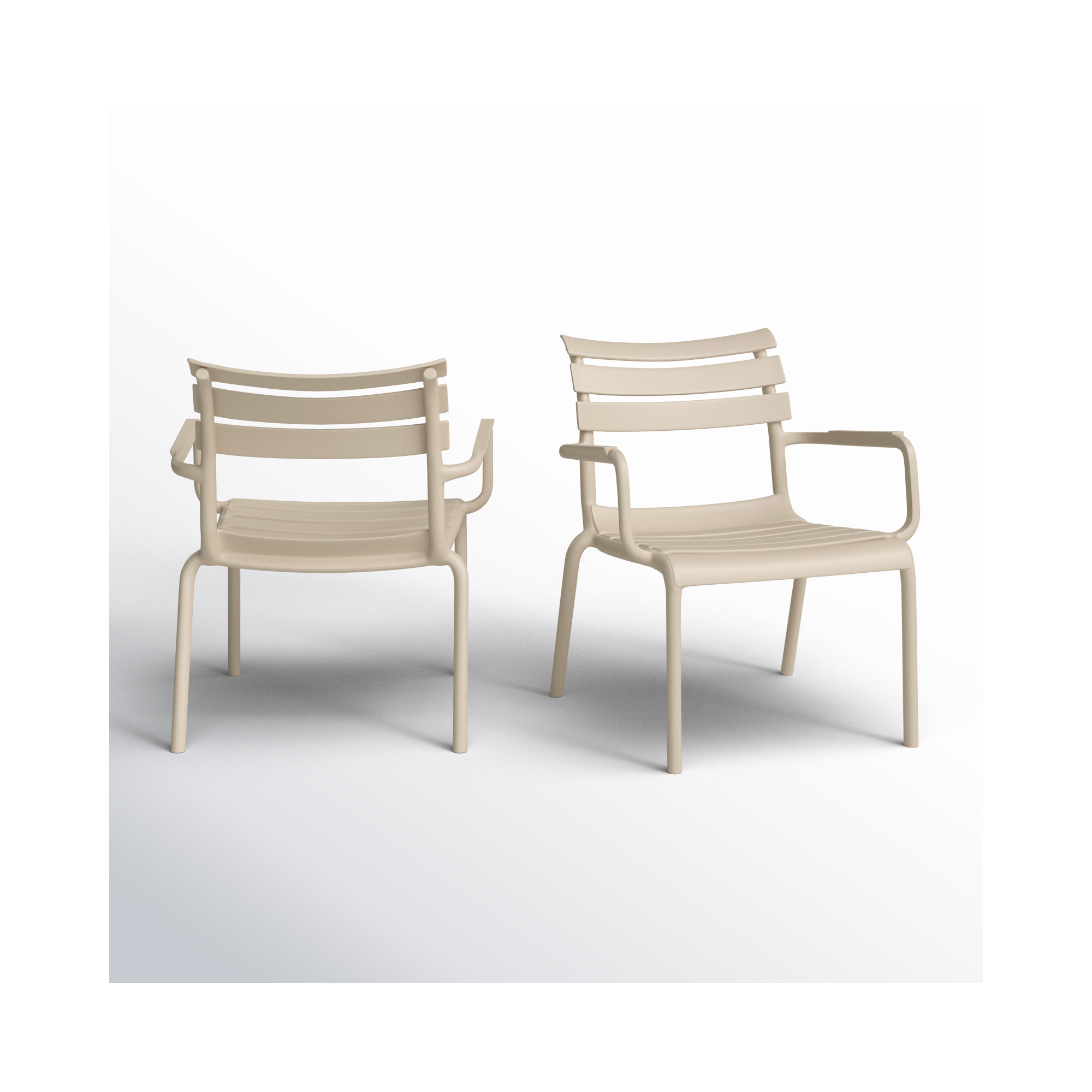 Paris Outdoor Club Chair, Taupe