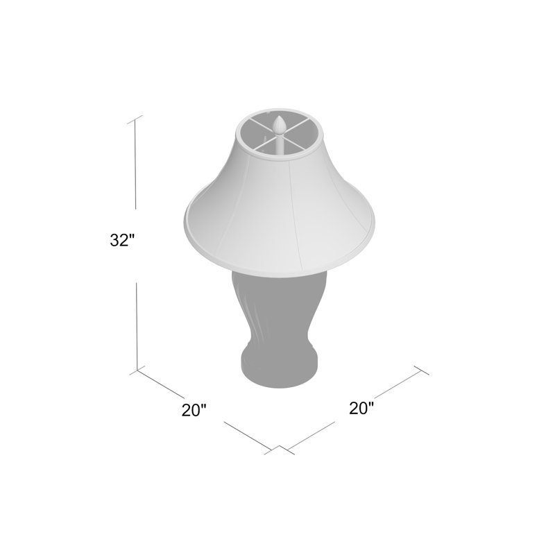 Lampe de table 32 po Beetham