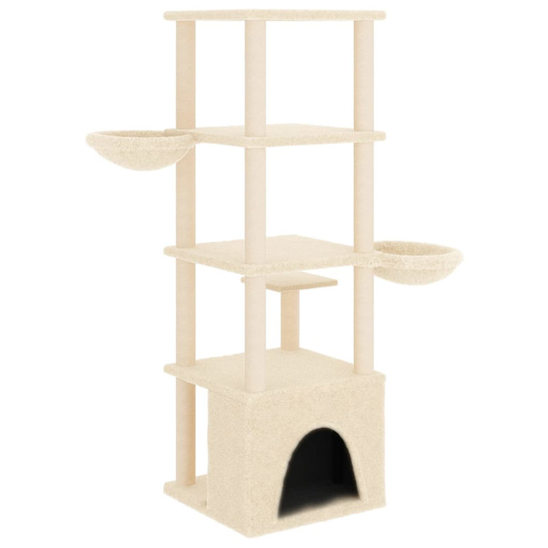 147cm H, Cream