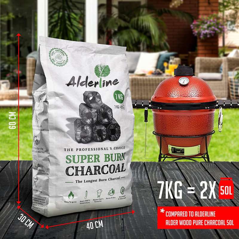 Alderline 7kg Charcoal