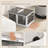 3 Stackable Storage Bins W/ Lids,Wheels,Collapsible,18 Gal-1230583560