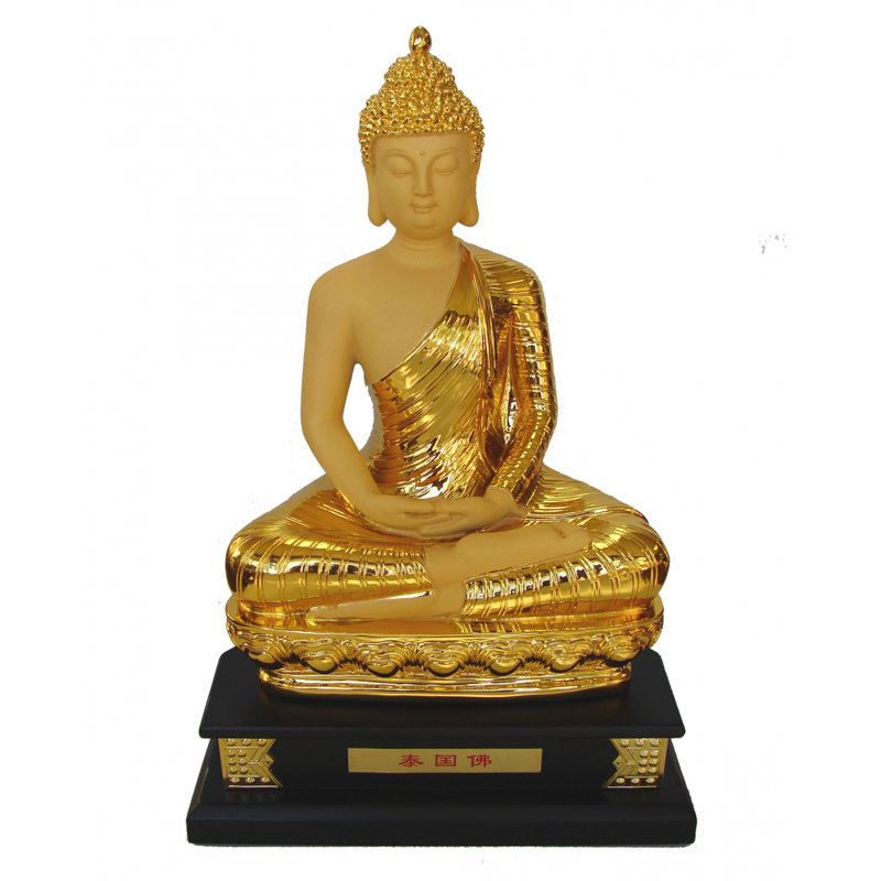 Figurine de Bouddha thaïlandais assis Big Gold