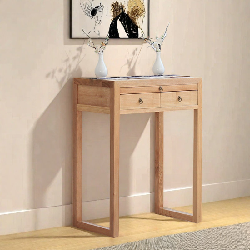 New Chinese Style Solid Wood Console Table